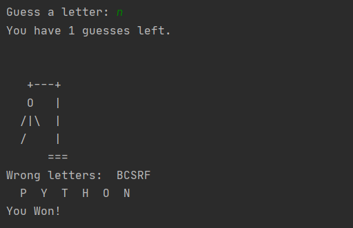 Python Hangman Game